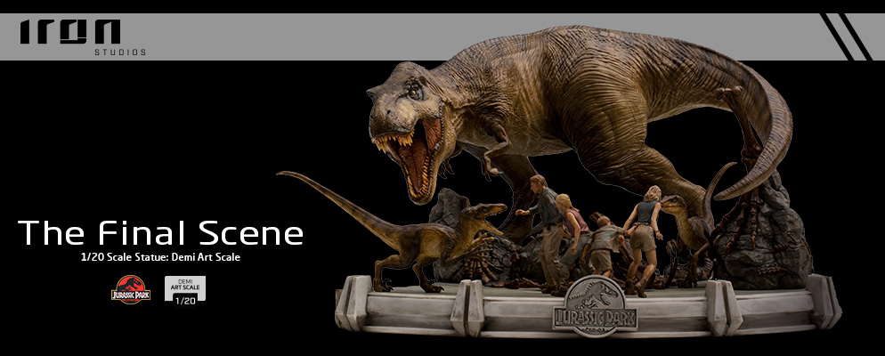 ジュラシック・パーク』【アイアン・スタジオ スタチュー】「デミ