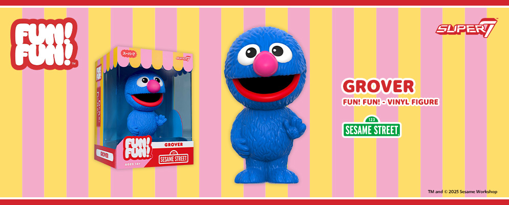 FUN! FUN!】ビニール・フィギュア『セサミストリート』グローバー