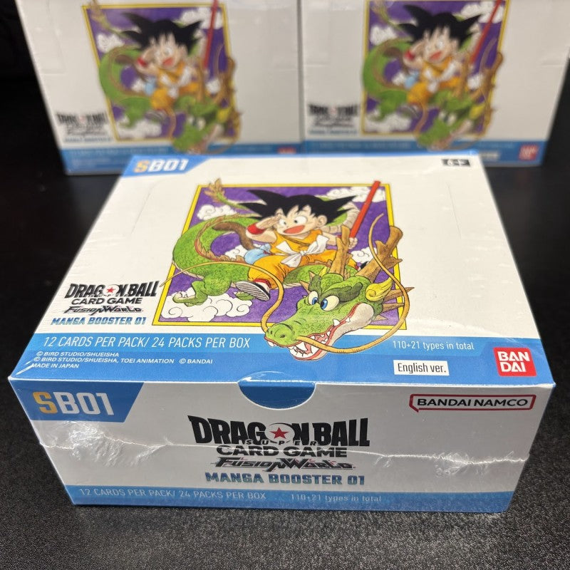 テープ付き】ドラゴンボール MANGA BOOSTER 01 7BOX テープ付き