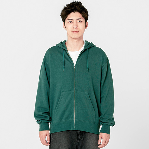 00189-NNZ 9.7oz スタンダードWフードジップパーカー｜スウェット