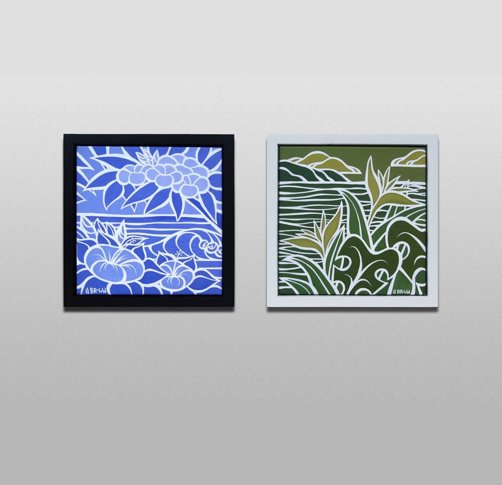 ハワイの色合いセット-製品-ヘザーブラウンアート – Heather Brown Art