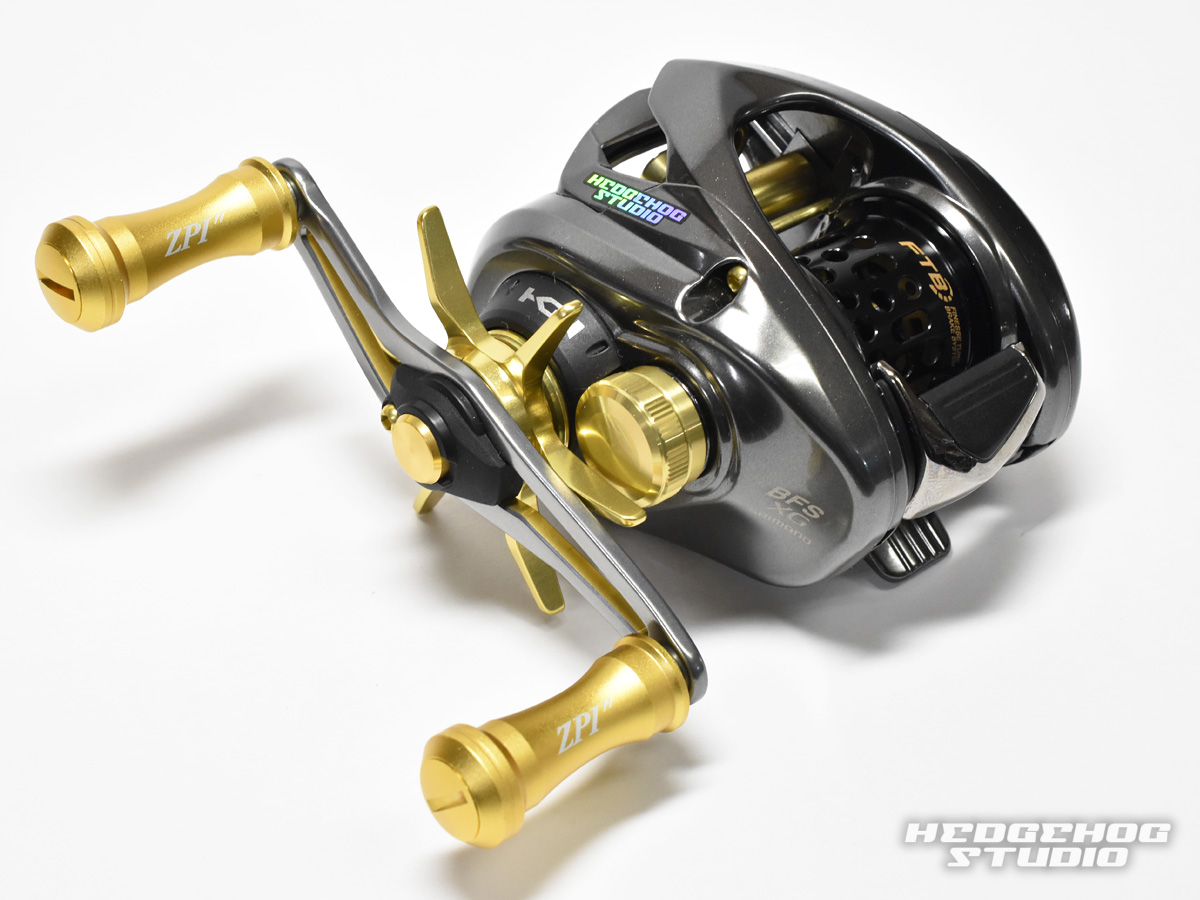 ZPI】 マシンカット アルミ ハンドルノブ ミディアム HKAL (生産終了)