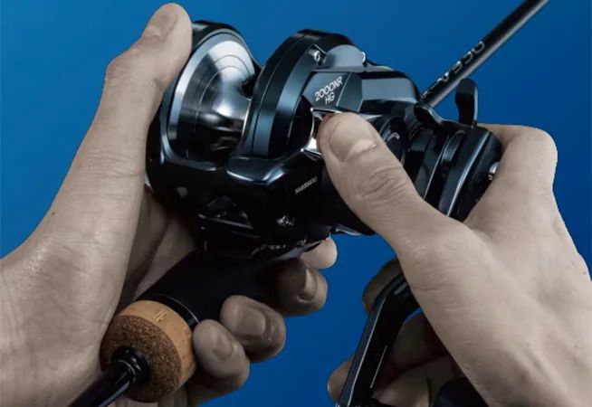 シマノ19 オシアジガー F カスタム3000HG 純正ハンドル＋ノブ80/92