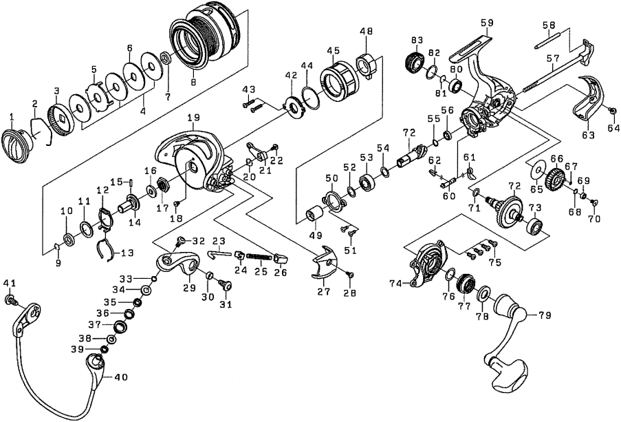 ダイワ純正お取り寄せパーツ：納期1ヶ月】14カルディア 3012H 製品