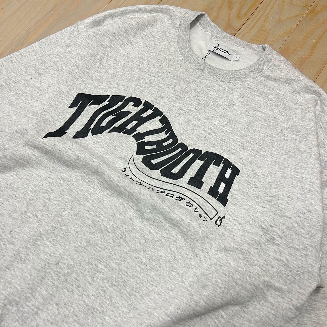 TIGHTBOOTH ACID LOGO CREW SWEAT SHIRT | 東京のスケートボード