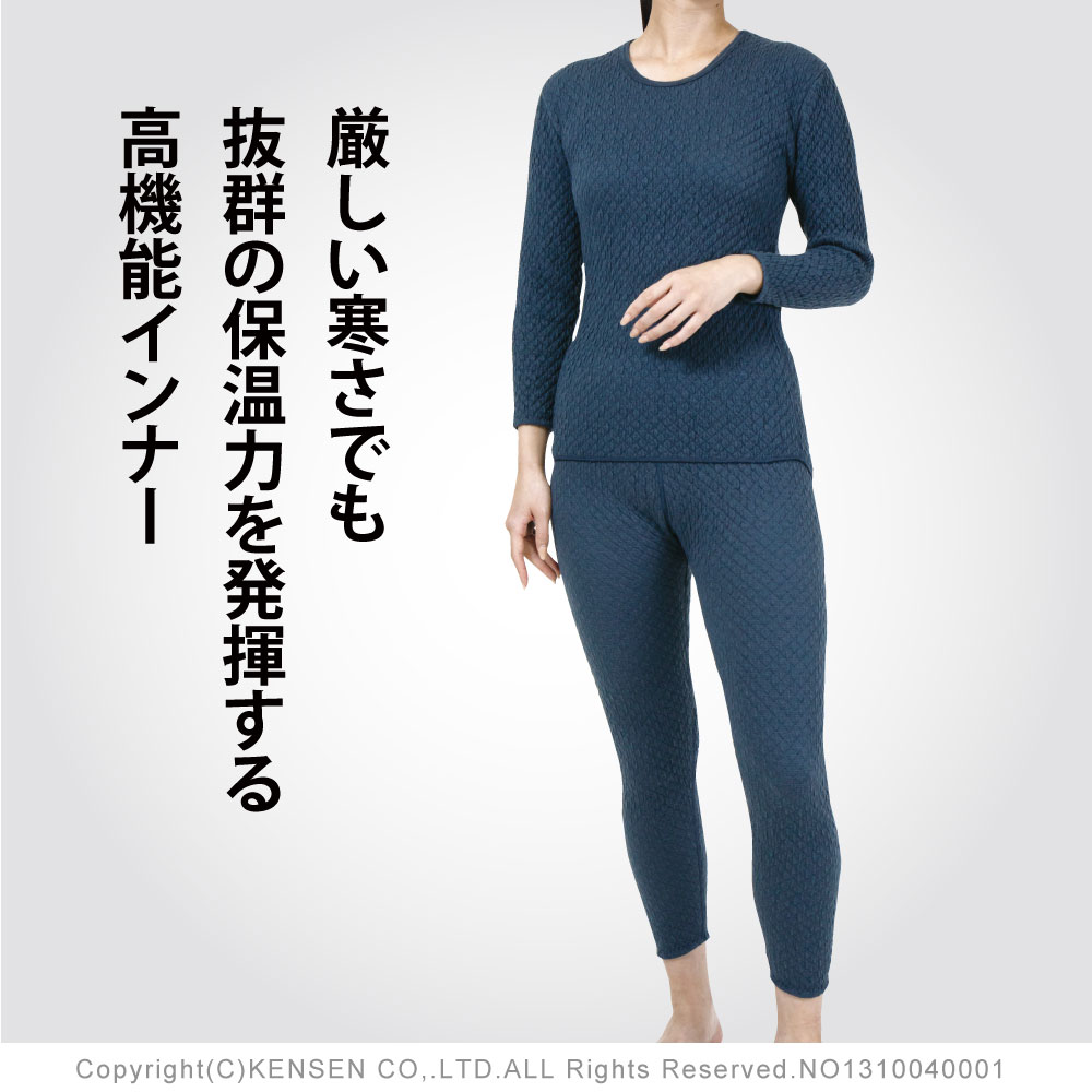 ひだまり本舗本店｜チョモランマ 婦人長袖丸首インナー詳細