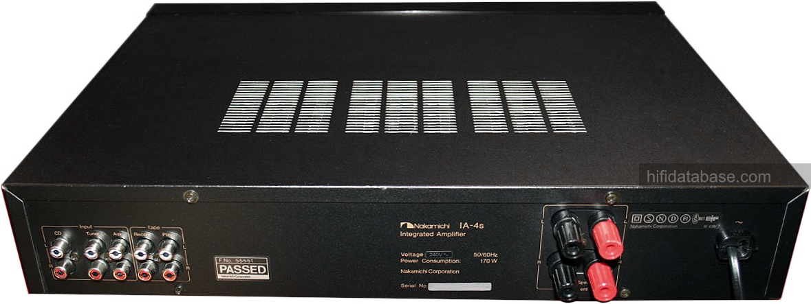 Nakamichi IA-4s - Hi-Fi Database - Amplifiers