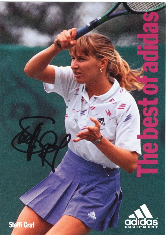 テニス 女王 シュテフィ・グラフ 証明書付き 直筆サイン入りフォト