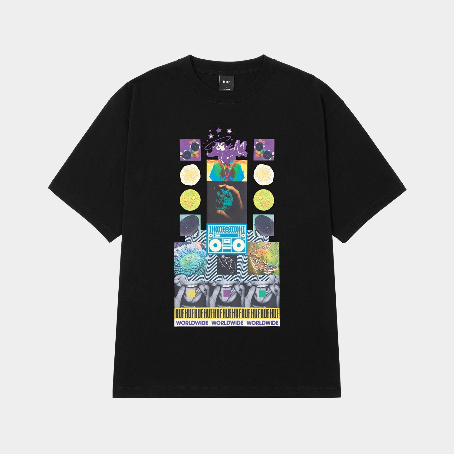 NEW EXPERIENCES TEE｜T-SHIRTS（Tシャツ）｜【公式通販 HUF】｜ハフ