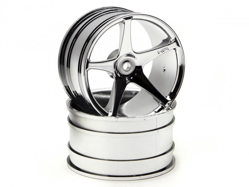 3032 SUPER STAR WHEEL 57x35mm (2.2 in.) CHROME