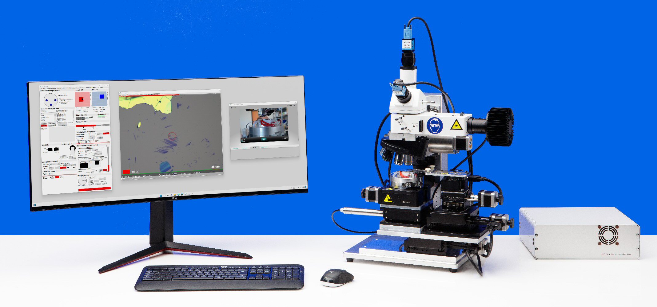 HQGraphene systems designs, produces and sells transfer systems