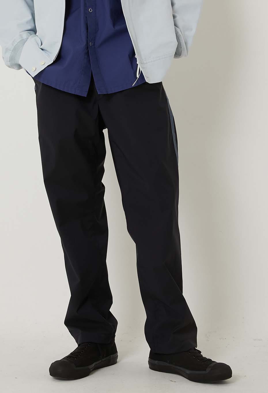 ポリエステルウール オールウェザー 2タック ラインパンツ | BLUE BLUE