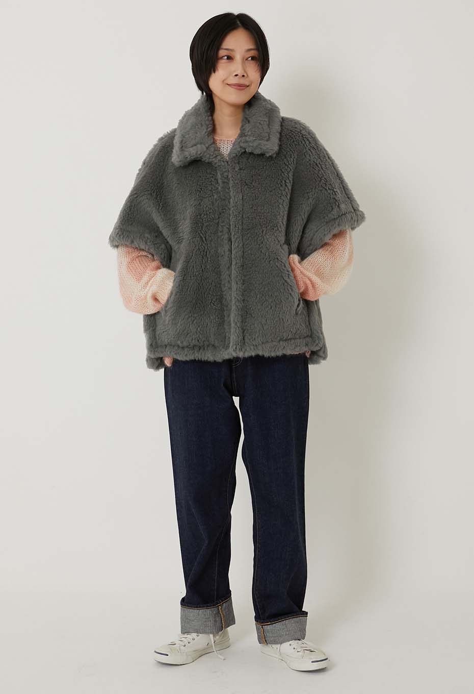 TICCA /ウール ファーポンチョ | TICCA | ハリウッドランチマーケット