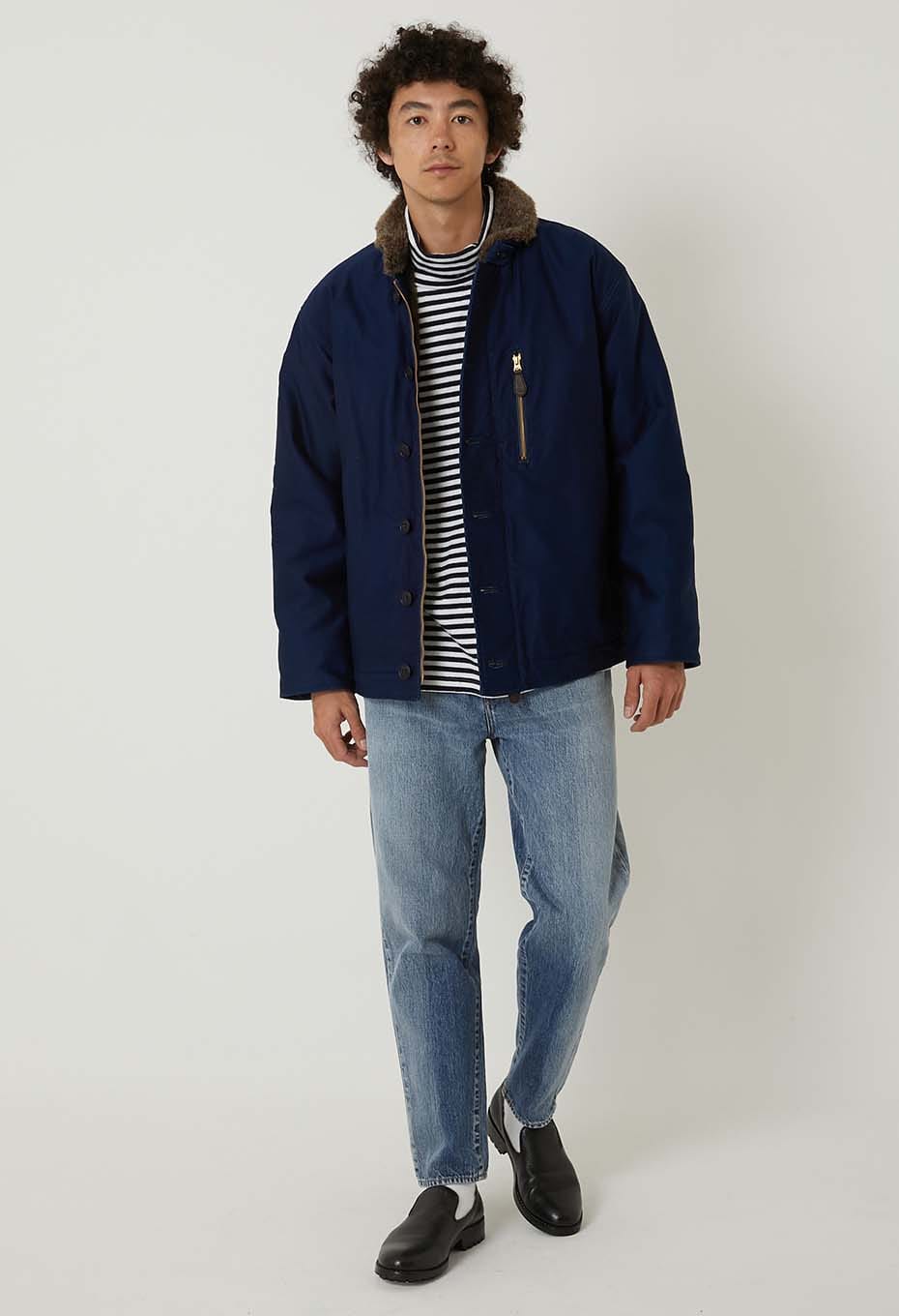 MOD INDIGO ライトジャーマンクロス デッキジャケット | BLUE BLUE