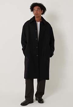 STUDIO NICHOLSON ノッチコート 黒