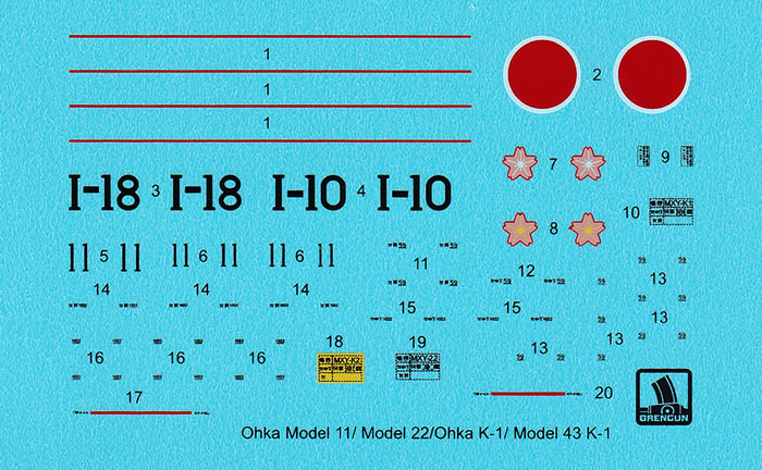 Brengun Kit No. BRP72034 - Yokosuka MXY-7 Ohka Model 22 Review by