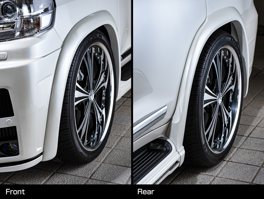 ランドクルーザー用 エアロ ゼウス ラヴライン エムズスピード