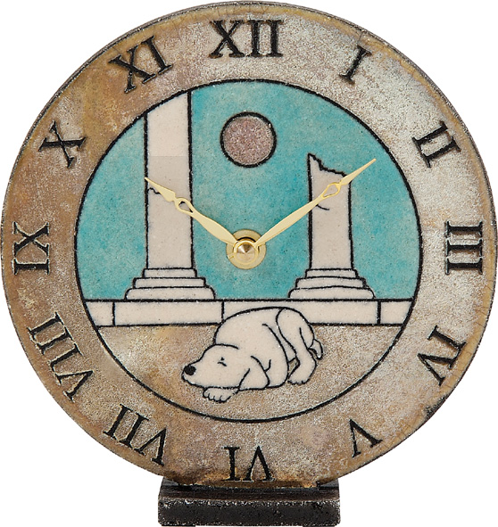 アントニオ・ザッカレラ陶器置き時計ZC144-A04/時計 置き時計