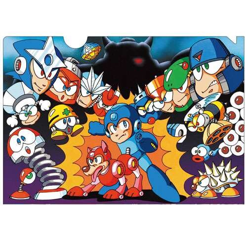 歴代『ロックマン』シリーズをデザインしたクリアファイルやラバー