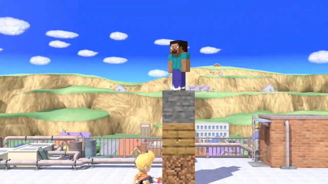 スマブラSP』DLC第7弾として『マインクラフト』の「スティーブ」が参戦