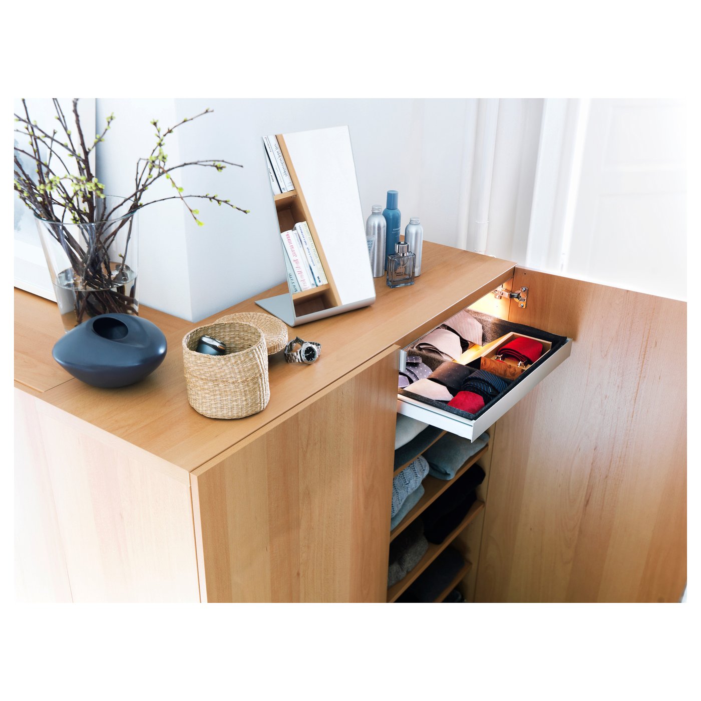 TYSNES ティスネス テーブルミラー, 22x39 cm - IKEA