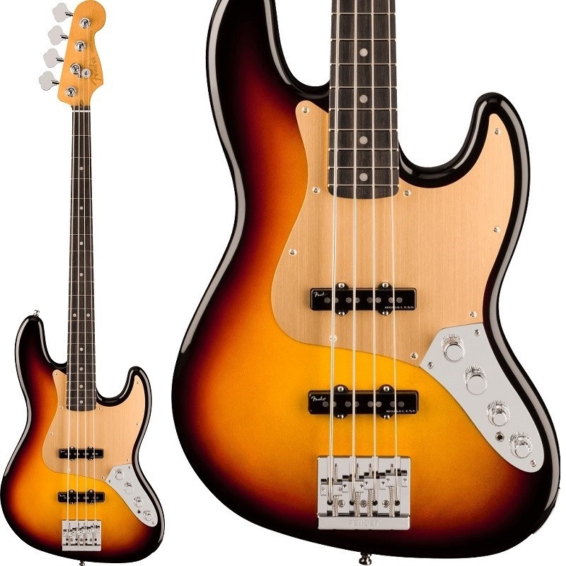 Fender USA American Ultra II Jazz Bass (Ultraburst/Ebony)【値上げ