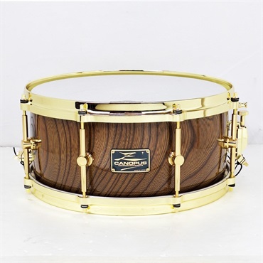 CANOPUS HS-1465-BR [Zelkova Snare Drum 14×6.5/Gold Hardware