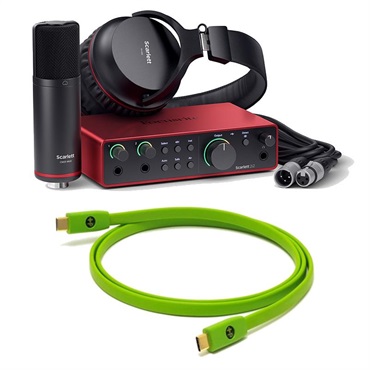 Focusrite Scarlett Solo Studio gen4 + OYAIDE製高品質USBケーブル