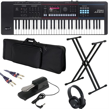 Roland JUNO-D6 ～必要最低限☆お手軽セット～ 61鍵盤【kbdset