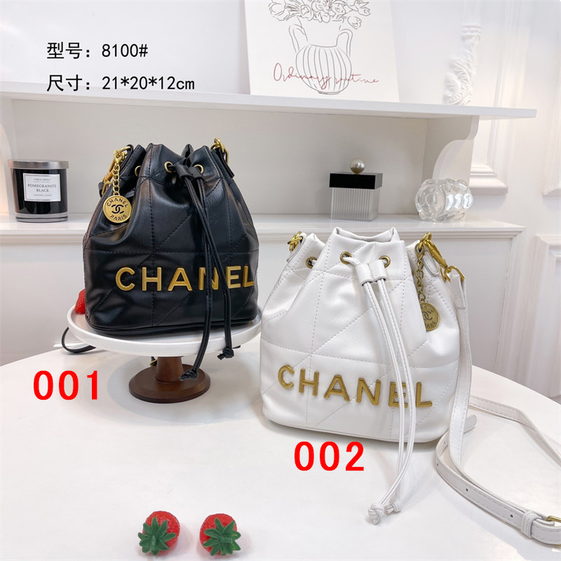 Chanel ショルダーバッグ シャネルバケットバッグ 大容量 レディース