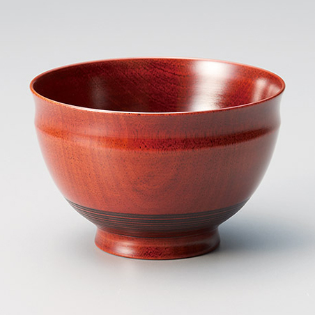 汁椀 Sakura 黒/赤 漆塗り・木製 12-01604/01605 漆器の井助