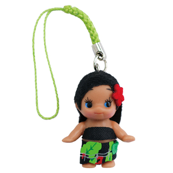 タヒチ 土産 パレオキューピーストラップ【204158】 | 三洋堂 世界の