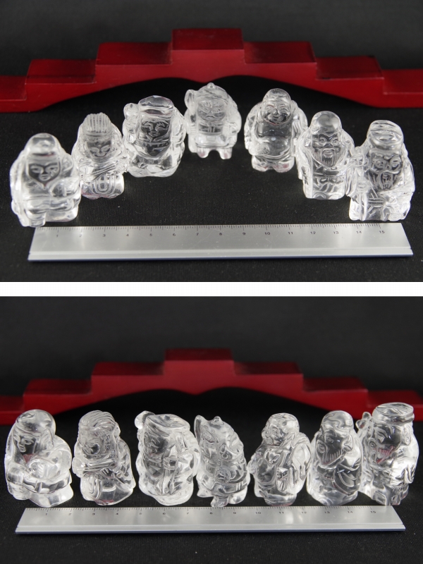 七福神セット 天然石販売 名取貴石 天然石原石鉱物結晶アクセサリ販売