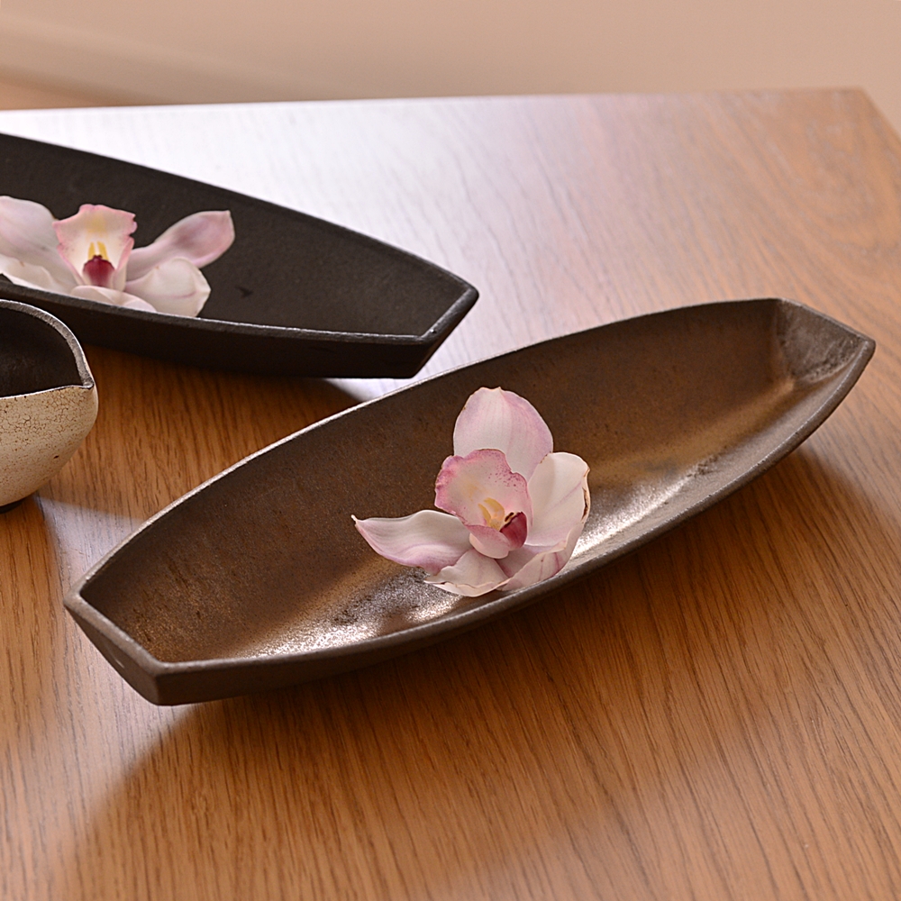 橋本忍｜舟形鉢｜作家もの和食器通販”IVORY