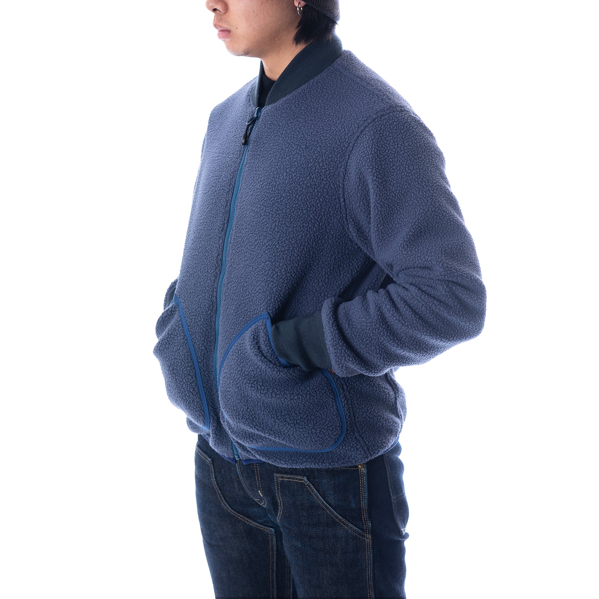 IHJ-157】リバーシブルフリースジャケット／ネイビー – IRON HEART