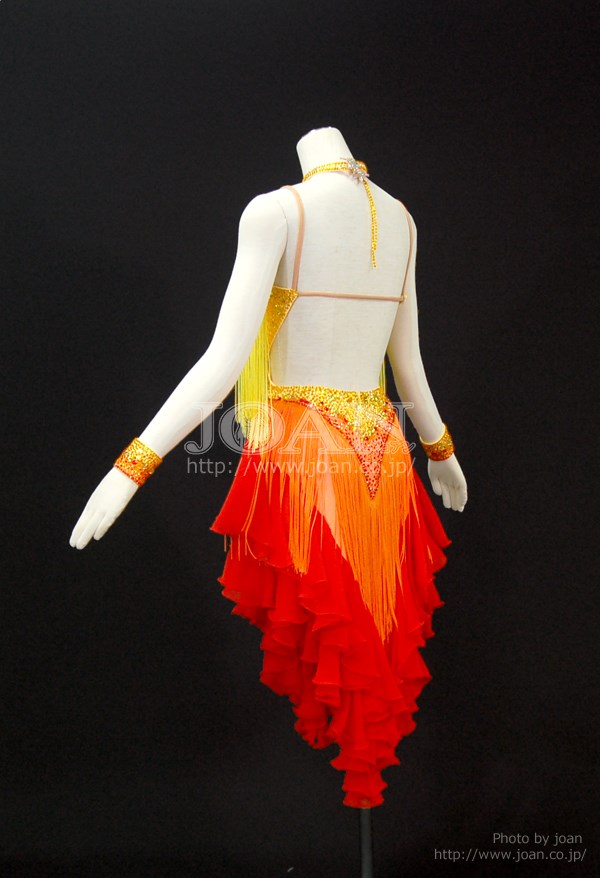 ラテンドレス No.193 [S] - 社交ダンスのドレス・衣装レンタル専門店