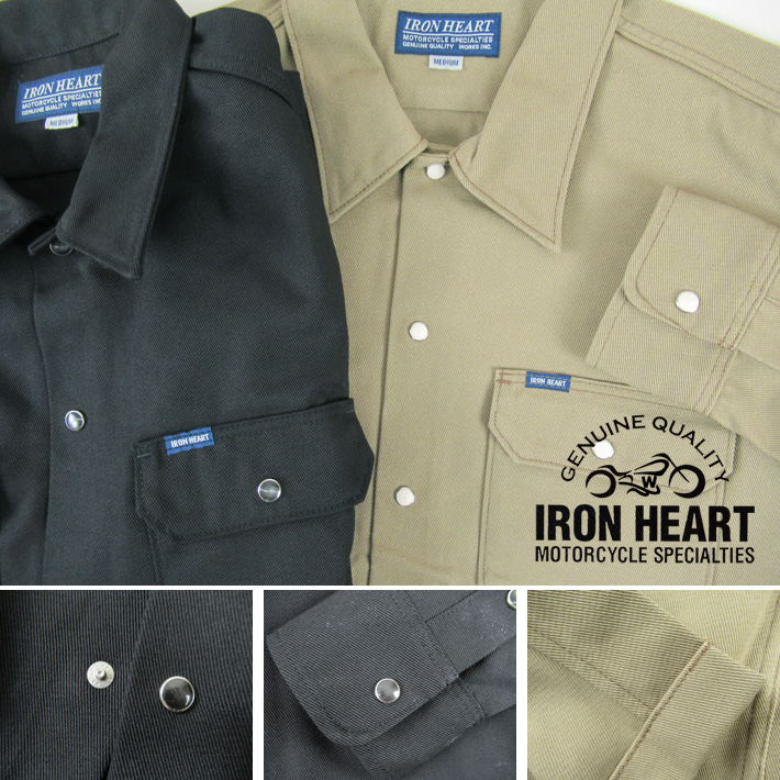 IRON HEART アイアンハート 11oz T/C メカニックシャツ IHSH-364