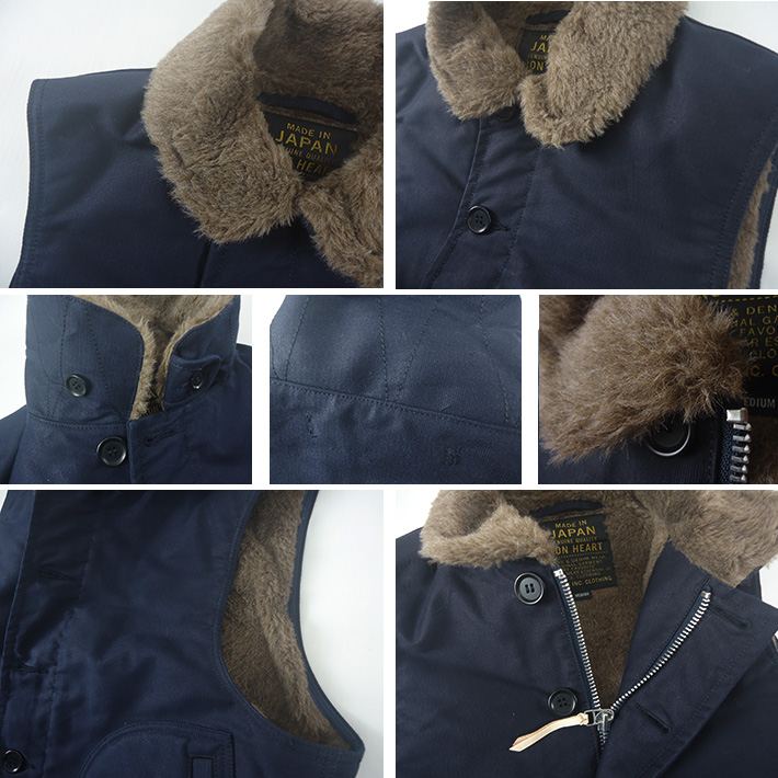 IRON HEART アイアンハート インディゴ染め アルパカウール N-1TYPE