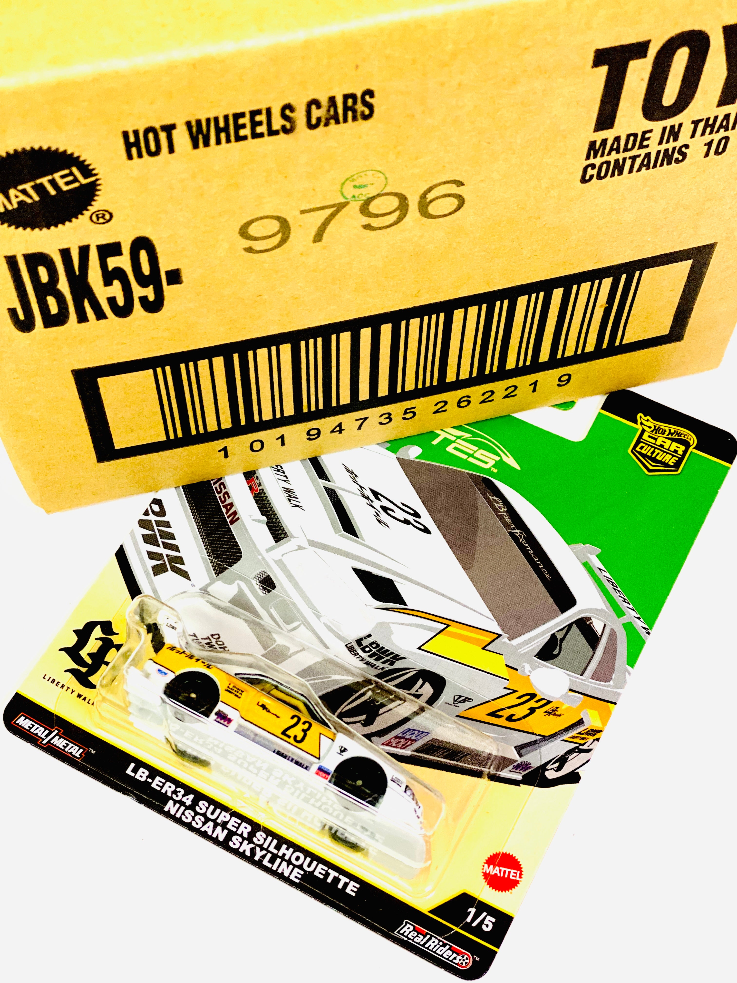 Hot Wheels 2025 Car Culture LB-ER34 Super Silhouette Nissan