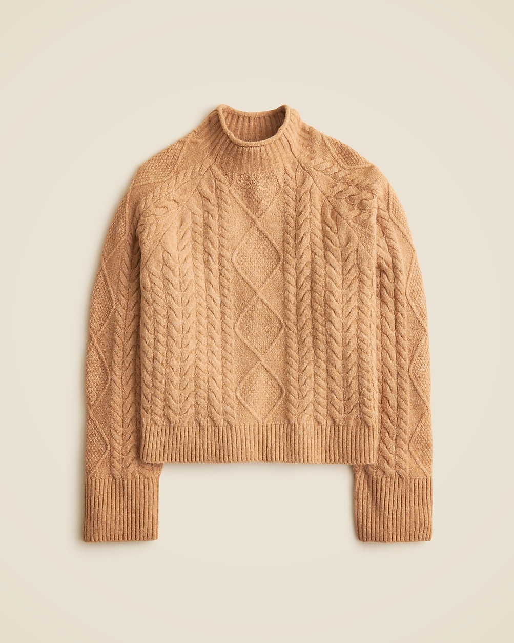 Cable-knit Rollneck™ Sweater In Supersoft Yarn For Women | J.Crew