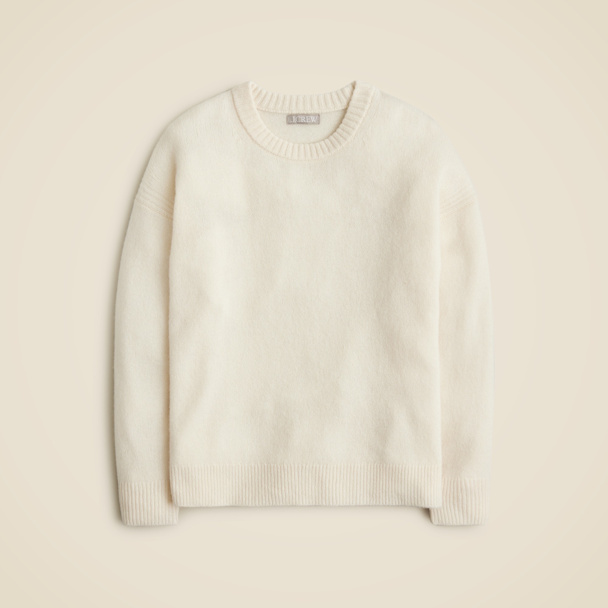 Relaxed Crewneck Sweater In Wool For Women | J.Crew