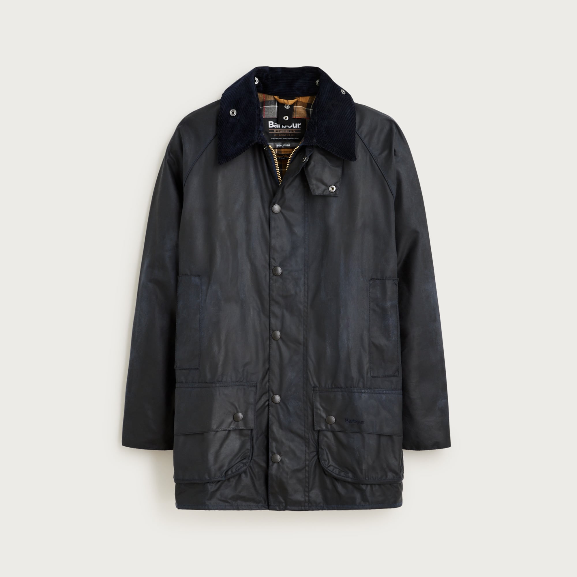 Barbour® Beaufort® Wax Jacket For Men | J.Crew