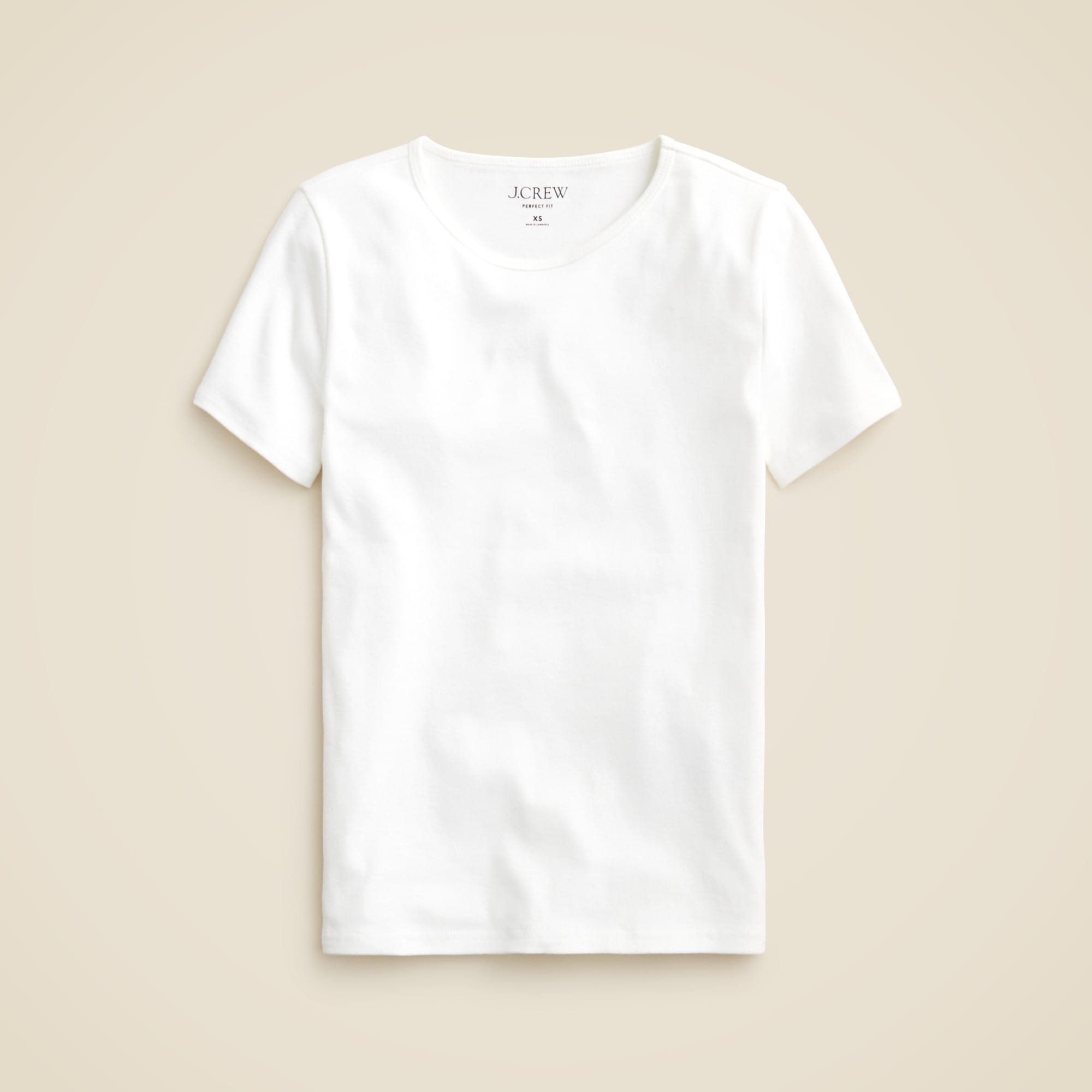 New Perfect-fit Short-sleeve T-shirt For Women | J.Crew