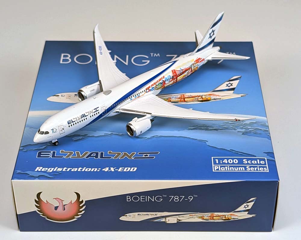 www.JetCollector.com: El Al B787-9 Las Vegas / San Francisco 4X