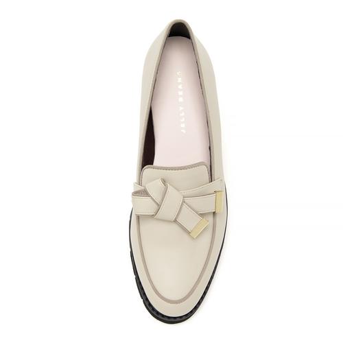 ノットリボントリミングローファー(23.0cm ブラック): スニーカー