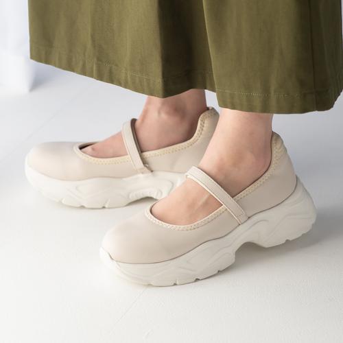 厚底ワンストラップスニーカー(S ブラック): スニーカー/ローファー