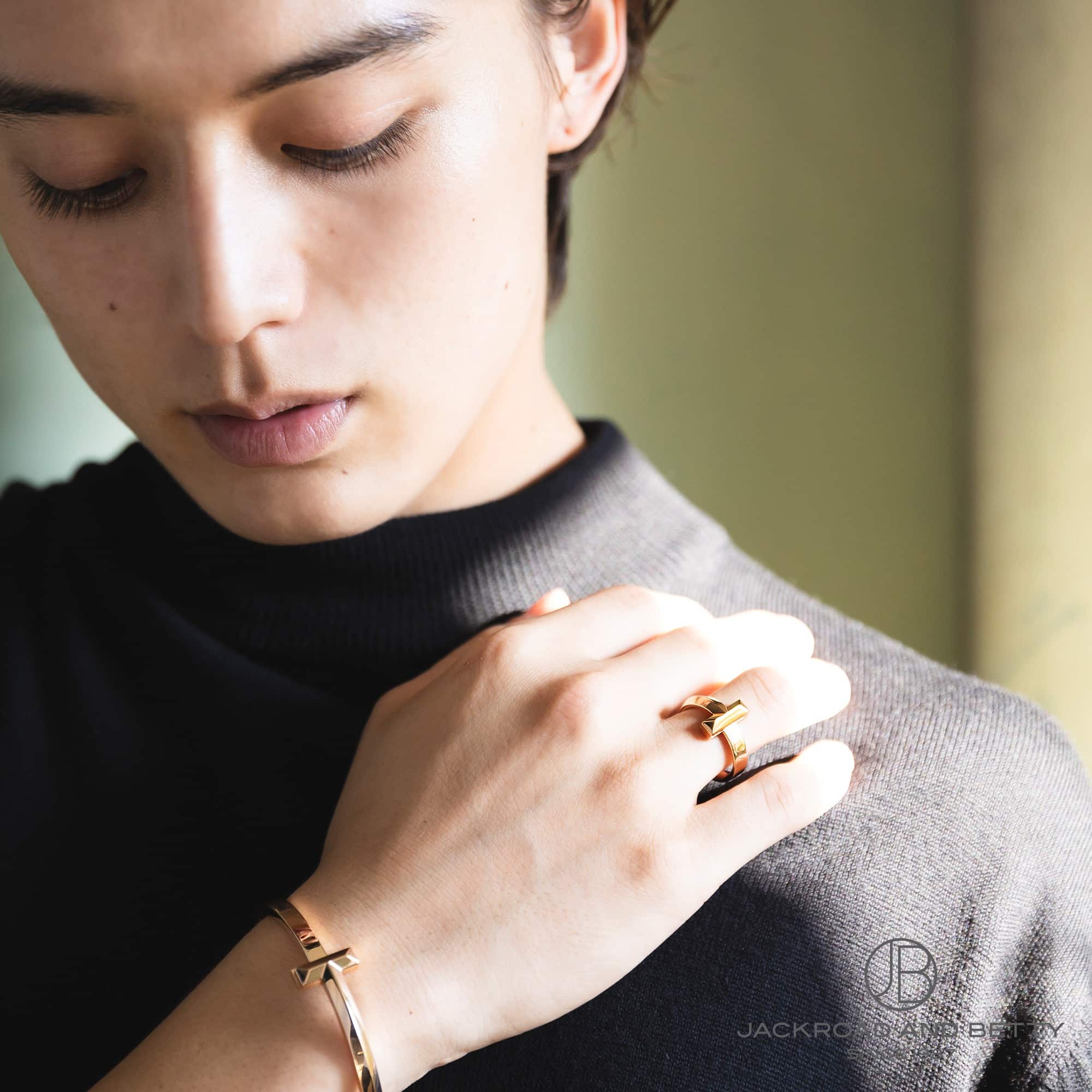 Tワン ワイド リング RG[67796616] T1 Wide Ring RG | ティファニー