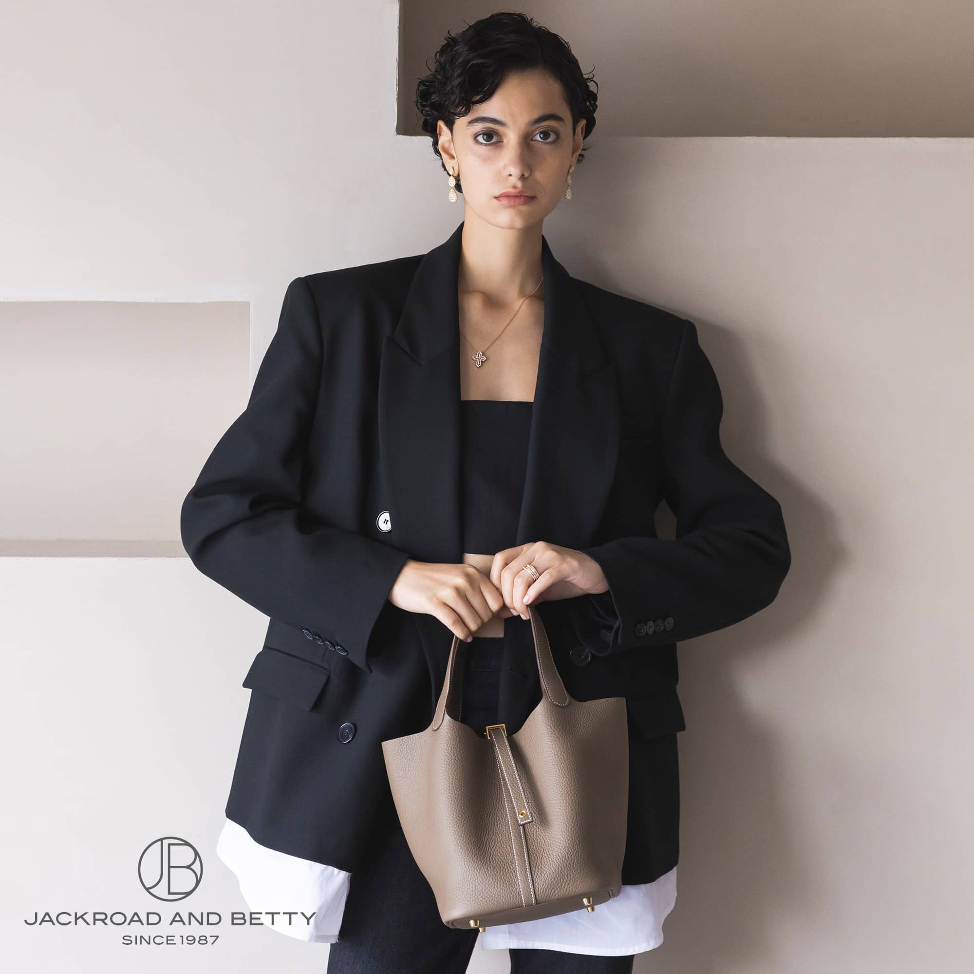 ピコタンロックMM エトゥープ ベージュ[H060991CC18] Picotin Lock MM