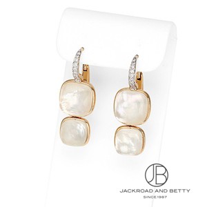 ホワイトトパーズ ヌード イヤリング[POC2025_O7WHR_BTBMP_0] White