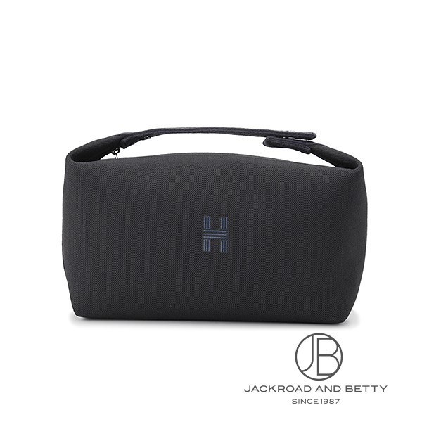 ブリッド ア ブラック GM ヴァニティポーチ ブルーニュイ ネイビー